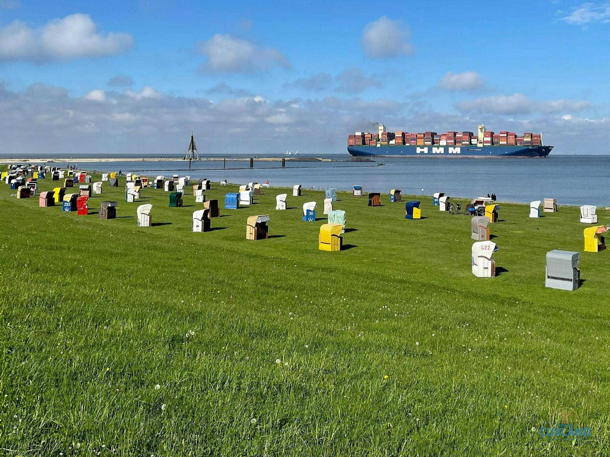 Appartamento Urlaub Direkt Im Hafen Cuxhaven Esterno foto